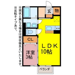 Ｄｓモナリエの物件間取画像